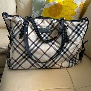 Original Burberry London Blue Label tote bag